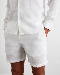 Qubit samps article #5025 flax lenin shorts
