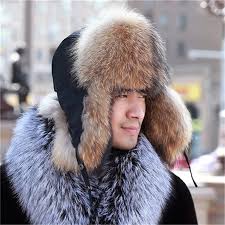 Qubit Samps # 5035 Mens winter Ushanka Cap ( Russian style )