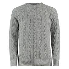Qubit samps # 5033 Mens cashmere cable knit wool sweater